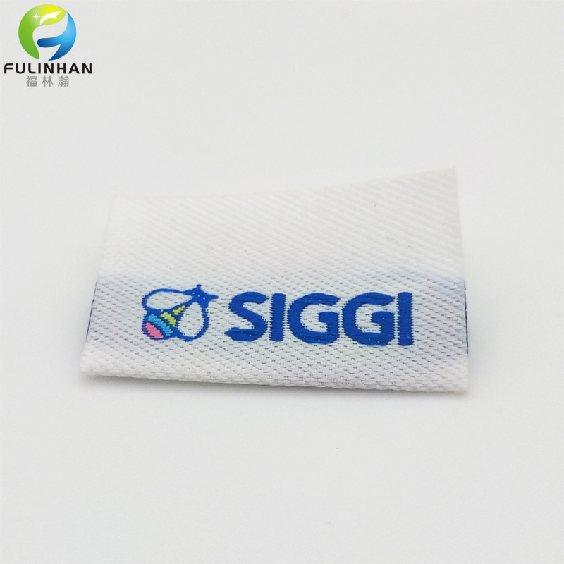 recycled clothing woven label