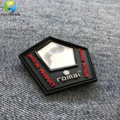 Custom clothing labels of Silicone labels  with laser Wholesales