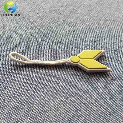 Custom Shape PVC Rubber Zipper Pullers