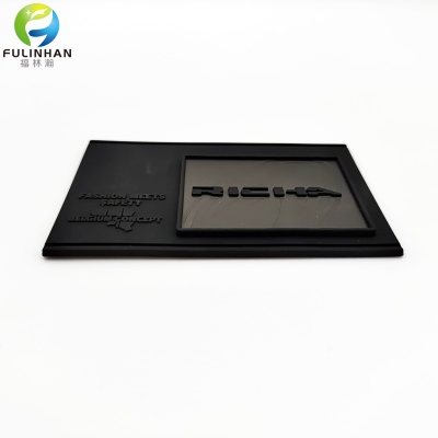 Custom Brand Rubber Patch with Metal