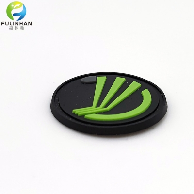 Custom Round Silicone Badges for Clothing